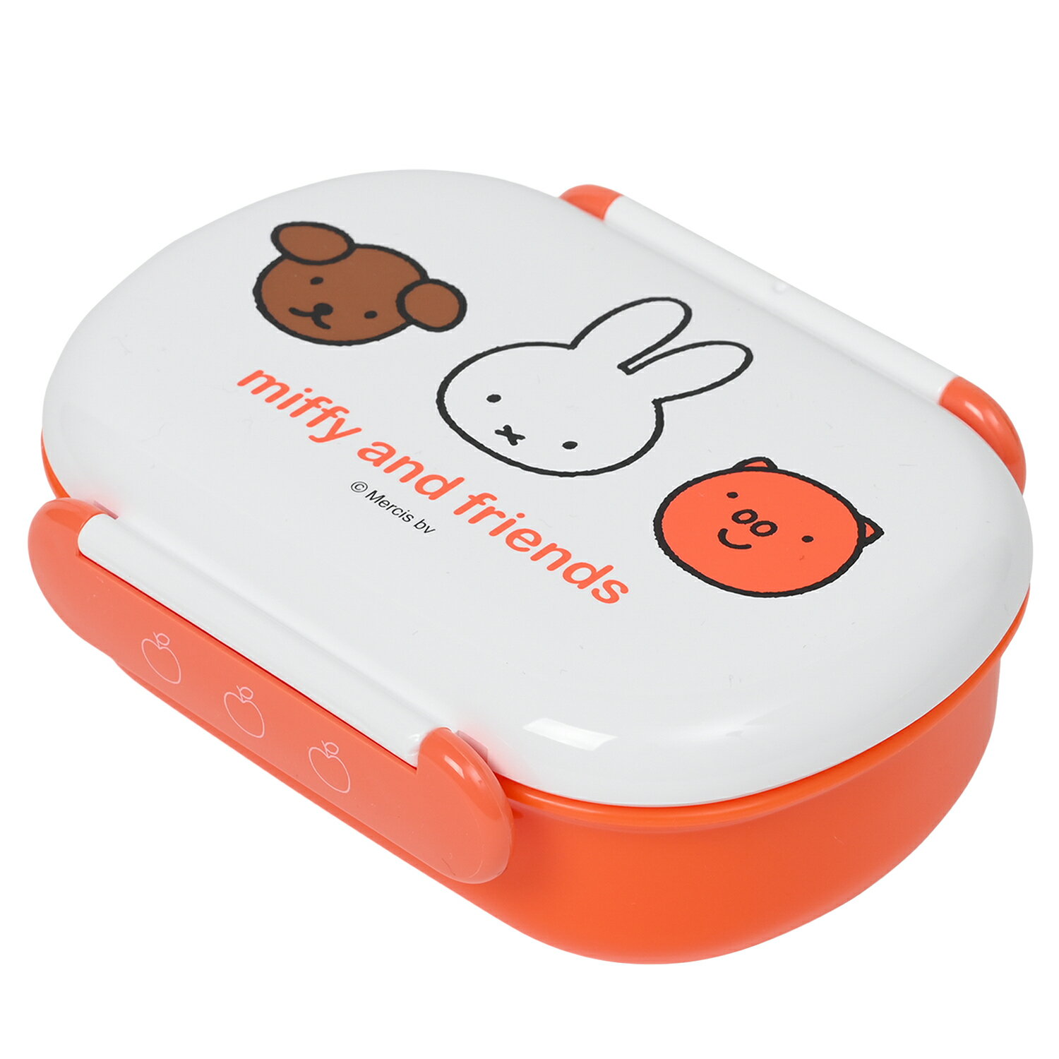 楽天オフィス・エクスプレス【お取り寄せ】【メール便不可】MF807クツワ 密封一段弁当箱 miffy ミッフィーお弁当箱 電子レンジ可 ミッフィー