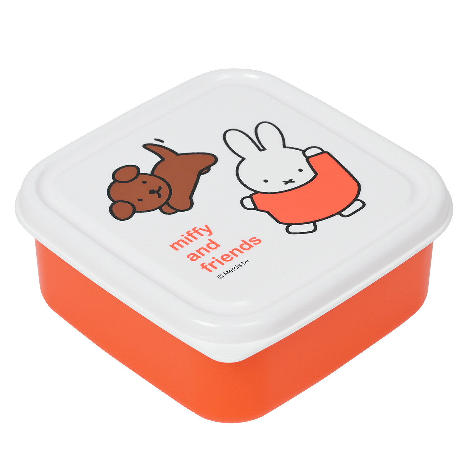 【お取り寄せ】【メール便不可】MF810クツワ シールBOX miffy ミッフィーお弁当箱 電子レンジ可 ミッフィー