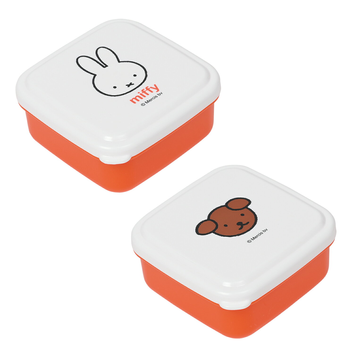 【お取り寄せ】【メール便不可】MF811クツワ シールBOX SS miffy ミッフィーお弁当箱 電子レンジ可 ミッフィー