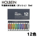 【メール便対応】G702ホルベイン画材 不透明水彩絵具 ガッシュ 5ml 12色セット絵の具 絵の具セット 多色 色 多い 絵 簡単 お絵描き スケッチ 中学生...