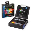 【メール便不可】371 C24ステッドラー ピグメント ブラッシュペン 12色セットセット ガラス アクリル 色紙 アート 裏移り しない 画材 お絵描き 多色...