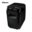 【送料無料】FE-4657001Fellowes フェローズ AutoMax 200C-2シュレッダー 業務用 オートフィード 200枚自動給紙 マイクロカット 静音 スリープモード CD カード クリップ ホチキス 対応 細断 タッチパネル 書類整理