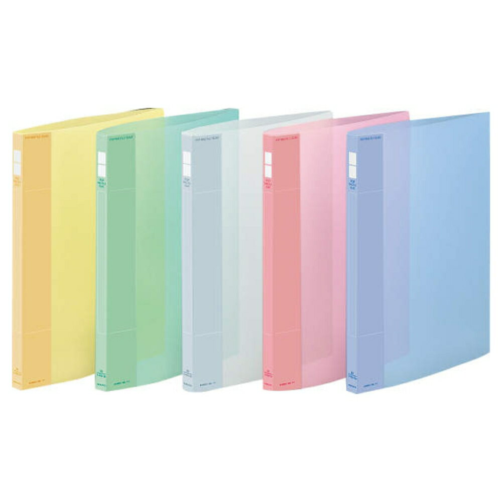 【メール便対応不可】フ-PS410Nコクヨ ポップリングファイル スリム A4S 100枚 とじ厚10mm 2穴 事務 整理 書類 かわいい