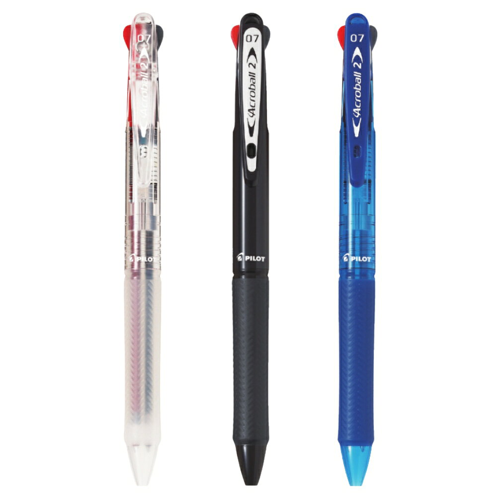 Rakuten - 【メール便対応】BKAB-30Fパイロット アクロボール2 黒・赤 0.7mm 多機能ボールペン 文房具 書きやすい