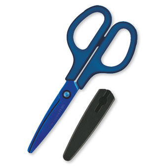 【がっちりマンデー!!で紹介されました!】【メール便対応可/6個まで】SC-175ST(34-518)プラス フィットカットカーブ チタンコートチタンブルー