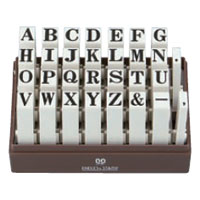 【メール便不可】サンビー エンドレススタンプ 英字（明朝体）30本セット 初号 EN-E0