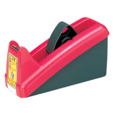 商品名 テープカッター 小巻・大巻兼用 品番 TC-C1 カラー 赤 仕様 特長：小巻・大巻、両タイプのテープに使えます。親子リール使用（プーリー）。 ●丈夫でズッシリとした重量感があり、テープカットがスムーズです。 ●幅24mm、外径105mmまでのテープが使用できます。 ●適応テープ：セロテープ、メンディングテープ小巻・大巻各種。 ●本体サイズ：82×195×118mm ●個装サイズ：91×200×123mm ●本体重量：1,100g メーカー名 ニチバン