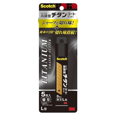 【メール便対応】TI-CRL5住友スリーエム スコッチ チタンコートカッター替刃 Lサイズ