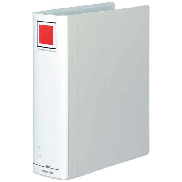 【メール便不可】フ-RT670Cコクヨ チューブファイル〈エコツインR〉S型 A4縦 2穴70mmとじ シルバーファイル 書類保管 収納