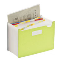 【メール便不可】FB-2382-PKセキセイ パピエリ ドキュメントスタンドピンク A4ワイドヨコ 24仕切り25ポケット