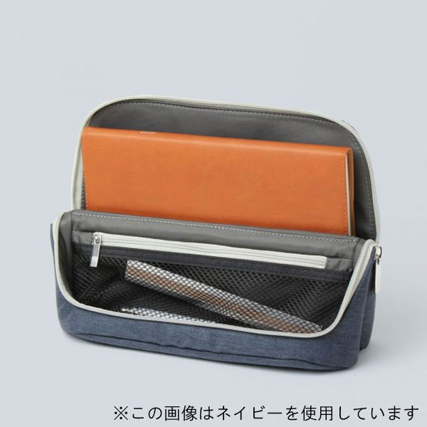 【メール便不可】UT-1902-Dソニック ユートリム スマ・スタ ワイド A5 立つバッグインバッグブラック 3