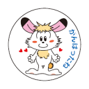 【メール便対応】PS184オキナ パリオシール はげましシールウサギ 30片入