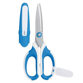 【メール便対応/3個まで】SK-312-Bソニック メガサク 学童はさみ 青工作 図工 DIY