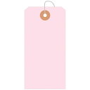 【送料無料】25-142ササガワ カラー荷札 大 桃 一穴 1000P【お取り寄せ】