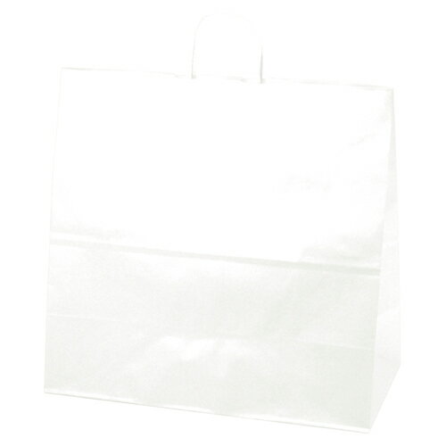 【メール便不可】50-6600ササガワ 手提げ袋 白無地 440×210×430 10P【お取り寄せ】