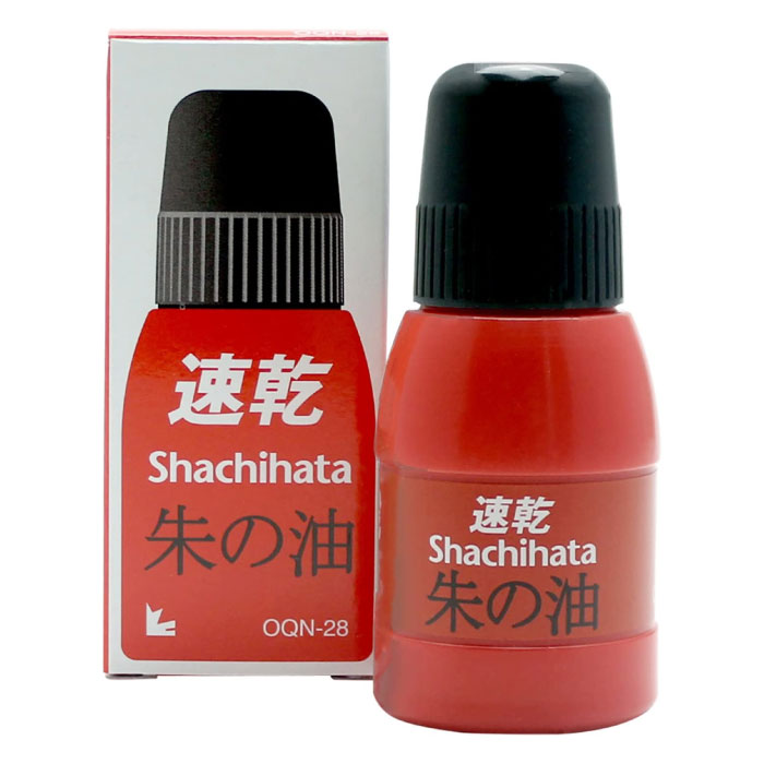 【メール便不可】OQN-28シヤチハタ 速乾シヤチハタ 朱の油補充インキ補充インキ 速乾 印鑑