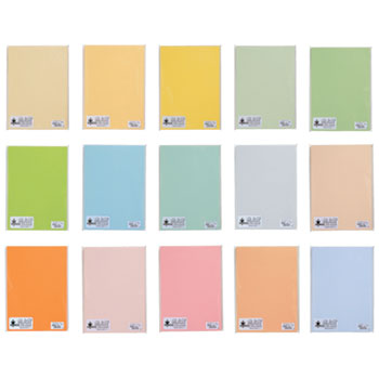 【メール便対応/2冊まで】サクラ・シノコウ カラーペーパー 色上質紙 A4 中厚口 100枚パック