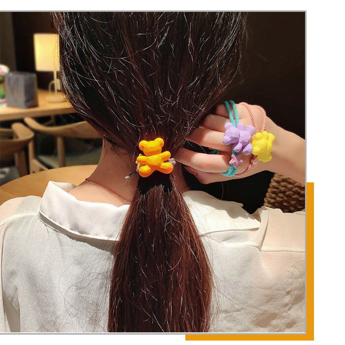 熊ちゃんヘアゴム 星 おしゃれ雑貨 ヘアアレンジ ヘアゴム 最安値に挑戦 おしゃれ ヘアバンド 輪ゴム クマの形 カラフル アクセサリー パーティー ポイント消化 リングゴム 髪飾り 子供 発表会 可愛い 髪留め ヘアアクセサリー