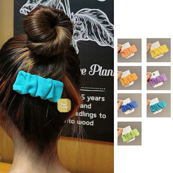 【500円以上の注文送料無料】ヘアクリップ 大きめ布ヘアピン かわいい ヘアアクセサリー 髪留め 髪飾り カワイイ オシャレ 丈夫 レディース 女性 シンプル パッチン留め ポインド消化 高品質