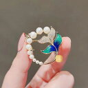 人魚姫しっぽ ブローチ ファッション 可愛い ブローチ 大人 かわいい アクセサリー 贈り物 レディース ガールズ キルトピン パーティー 普段着 入学式