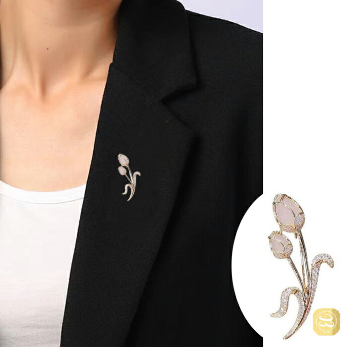 チューリップ ブローチ ファッション 可愛い ブローチ 大人 かわいい アクセサリー 贈り物 レディース ガールズ キルトピン パーティー 普段着 入学式 結婚式