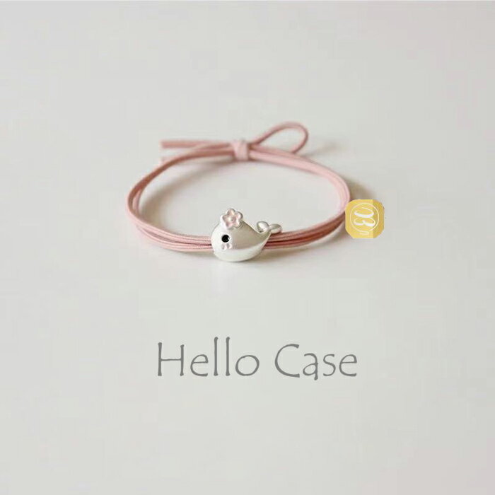 【500円以上の注文送料無料】イルカヘアゴム おしゃれ ヘアバンド 髪ゴム カワイイ キレイ ヘアアクセサリー レディース 女性 シンプル トレンド 流行 ポニーテール 可愛い 大人