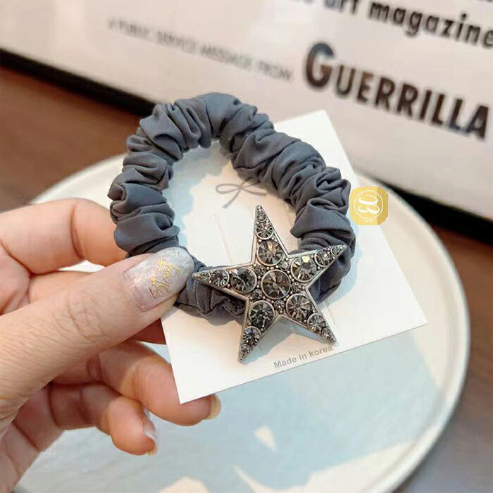 【500円以上の注文送料無料】ヘアアクセサリー シュシュ ハート 星モチーフ 髪留め おしゃれ大人 髪シュシュ 髪ゴム 可愛い 髪飾り女の子 髪飾り キラキラ 高品質 レディース ポイント消化の商品画像 3