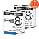 【楽天ランキング1位獲得】【純正品と完全互換】GoPro対応 HERO8 HERO7 HERO6 HERO5 互換 バッテリー【2個セット】AJBAT-001 ...