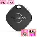 VOCOlinc Key Finder エアタグ 紛失防止タグ Appleの「探す」 (iOSのみ対応), 忘れ物防止 タグ 超薄(0.75 cm) スマートタグ Bluetooth トラッカー 探し物(鍵、荷物用) 電池交換可能 軽量 黒 1 個入り(2)
