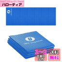 【国内ブランドuFit】ヨガマット 折りたたみ 人気 軽量 4mm 洗える エクササイズマット 持ち運び クッション性 (ブルー)