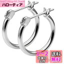 GOKEI フープピアス 16mm ピアス フープ シルバー925 純銀 リングピアス シルバーピアス レディース 両耳 20G リング シンプル 軟骨ピアス メンズ 男女兼用 ジュエリー イヤリング アクセサリー 金属アレルギーフリー ゴールド