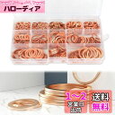 【ZHUOYUE】平座金 銅ワッシャー ワッシャー ドレンワッシャー ガスケット セット 耐熱 耐油 銅リング 父の日のプレゼント ケース付き(12種類 サイズ...