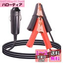 Leehitech 1M 車のシガーライター ケーブル シガーソケット 延長ケーブル 15A 16AWGワイヤー 12V / 24V 中くらいワニ口クリップ車電...