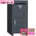 VARNIC 宅配ボックス 宅配BOX 防水 屋外 大容量 ポスト付き 郵便受け 戸建て用 個人宅 大型 盗難防止 (グレー)