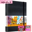 Ohuhu アクリル絵の具用スケッチブック 水彩画用紙 200gsm 254*187mm 78枚/156ページ ミックスメディア 超厚口 子ども・大人にも アク...