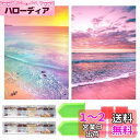 サムコス ダイヤモンドアート キット ダイヤモンドの絵画 2個セット きれい 全面貼り付け ダイヤモンドアート 塗装 DIY 初心者 大人の子供 手芸キット 芸...
