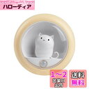 Catland 人感センサーライト LED USB充電式 小型 ルームランプ かわいい 猫型 イエロー 明暗センサー 照度調節 おしゃれ 屋内フットライト 省エネ 足元灯 軽量 マグネット付き 設置便利 着脱可能 廊下 階段 玄関 リビング 適用 昼白色 1個入り