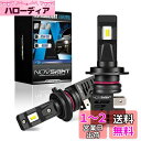 NOVSIGHT H7 55W 12000LM 無極性 LEDヘッドライト 新車検対応 高輝度 6500K DC9-32V 360°発光 2個セット