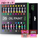 Ohuhu 油絵具 セット 36色 油絵 油絵の具 絵の具 絵画 画材 セット初心者 大人 男の子 女の子 12ml ペイント チューブ