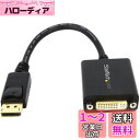 StarTech.com DisplayPort - DVI変換アダプタ/1080p/DP 1.2 - DVI-D コンバータ/抜け防止機構付きディスプレイポートコネクタ DP2DVI2