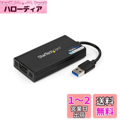 StarTech.com USB 3.0бHDMIǥץ쥤ץ/4K30Hzб/USB Type-A³/DisplayLink...
