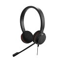 Jabra Evolve 20 MS Stereo マイクロソフト認定ヘッドセット 【国内正規品 認定販売店取扱品】ノイズキャンセリングマイク搭載 USB接続 オンイヤーヘッドセット Web会議 4999-823-109