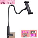 AKEIE スマホ & タブレット スタンド or ホルダー 4-10インチ対応 フレキシブルアーム付き 寝ながらスタンドfor iphone ipad mini ipad air2 REGZA Xperia Galaxy SONY Kindle Switch (ブラック)(2)