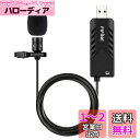 FIFINE USBピンマイク ミニクリップマイク コンデンサーマイク 単一指向性 イヤホン端子付き PC用マイク ネット通話 ゲーム実況 ライブ配信 録音 在宅勤務 Windows/Macに対応 K053