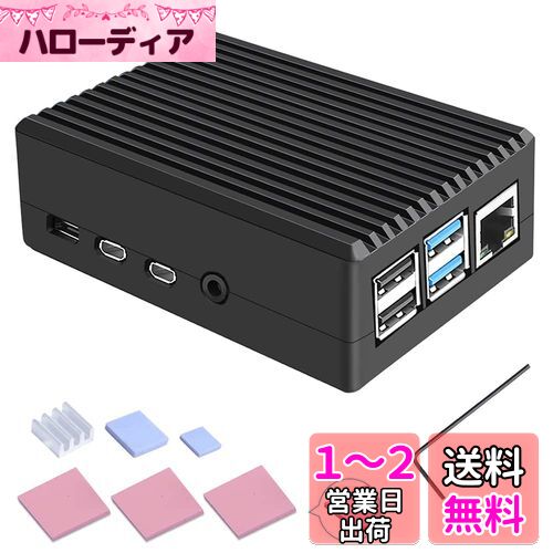 GeeekPi Raspberry Pi4ߥ˥ॱRaspberryPi 4BѥåǮ᥿륱RaspberryP...