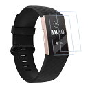 【2枚セット】 Fitbit Charge 4 フィルム Fitbit Charge4 保護フィルム 【Jinmdz】TPU製・縁を浮かない・高透過率・超薄型・...