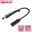fine-R タイプC USB-C 入力 DC 7.4×5.0 変換 HP 専用 ヒューレットパッカード ノートパソコン PD 充電 TYPE-C 変換アダプター AC 充電 電源 ケーブル (PL保険加入品) (CA 7450HP)(2)