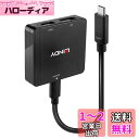 LINDY USB3.1 TypeC - HDMI2.0/DisplayPort1.2コンバータ(型番:43304)