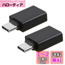 USB (メス) to Type C(オス) 変換アダプタ 充電ケーブル変換アダプター 変換コネクタ 5Gbps高速データ転送 スマホ パソコン等対応 2個セッ...