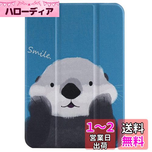 ipad mini6 ケース かわいい カワウソ模様 ipad mini6 ケース クリア 軽量 薄型 オートスリープ スタンド機能 三折り式 キズ/指紋防止 マグネットス吸着式 背面透明 ipad mini6対応 (ブルー) ipad mini6 ケース かわいい カワウソ模様 ipad mini6 ケース クリア 軽量 薄型 オートスリープ スタンド機能 三折り式 キズ/指紋防止 マグネットス吸着式 背面透明 ipad mini6対応 (ブルー)